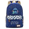 Lilo Stitch Backpack In Pink Or Blue Perfect For School Or Travel Made From High-quality Oxford Cloth