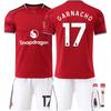 25-26 Manchester United F.C Home Football Jersey for Kids and Adults GARNACHO #17