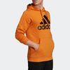 Adidas Full Zip Hoodie With Kangaroo Pocket Men Hoodies Orange H58975