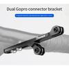 Bicycle stem extension bracket compatible with GOPRO dual-head lifting bracket,suitable for Garmin,Bryton,and Wahoo code tables