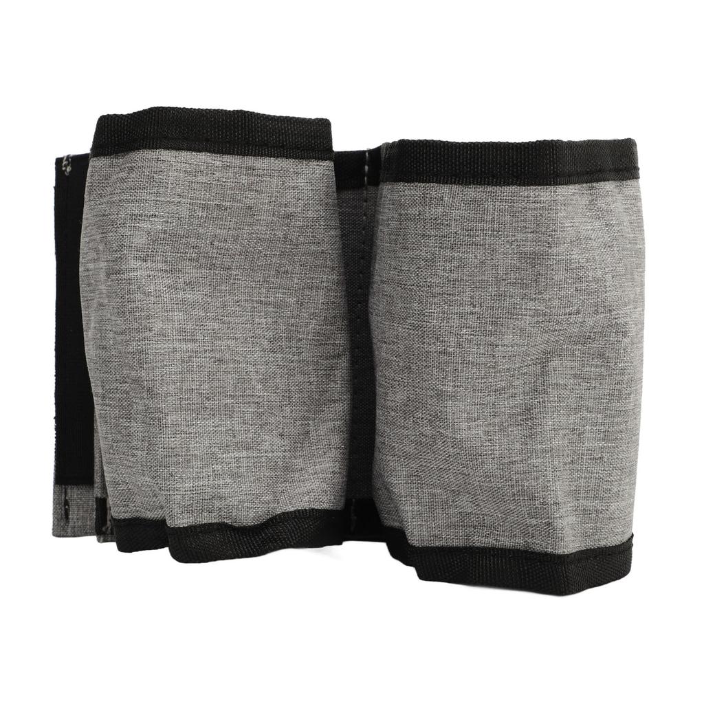 Luggage Cup Holder Oxford Cloth Portable Drinks Beverages Coffee Carrier Suitcase Cup Holder Bag for Travel Airport Grey