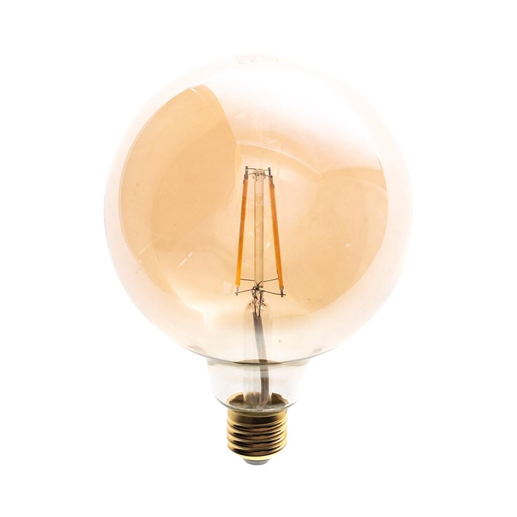E27 6W G125 WARM AMBER LED FILAMENT BULB