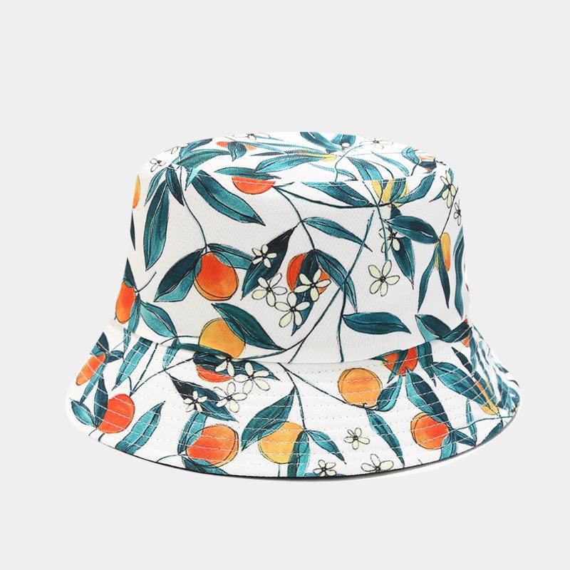 Hot Selling Fruit Pattern Bucket Hat Men and Women Outdoor Leisure Visor Summer Travel Hat