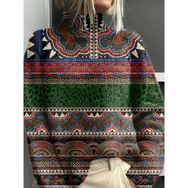 XS-6XL A Variety of Optional 2025 Latest Christmas Abstract Print Casual Outerwear Sweater