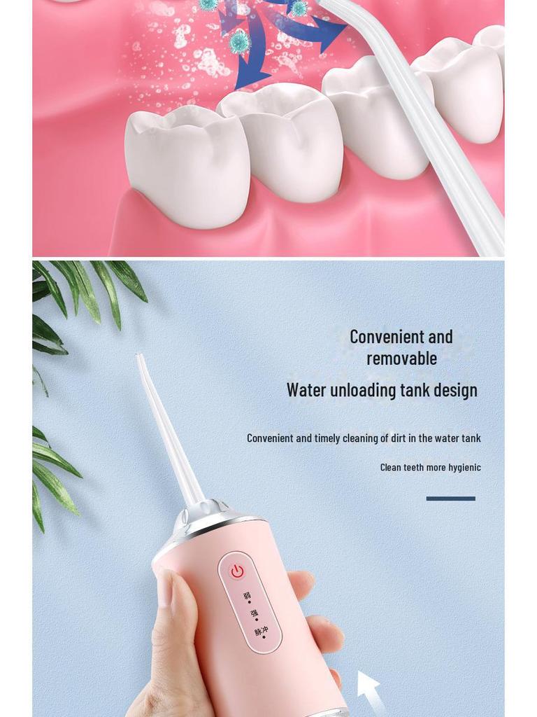 Portable Electric Water Flosser for Oral Care