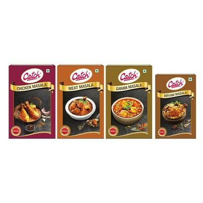 Catch Non Veg Spice Combo – Meat Masala 100g; Chicken Masala 100g; Garam Masala 100g & Biryani Masala 50g