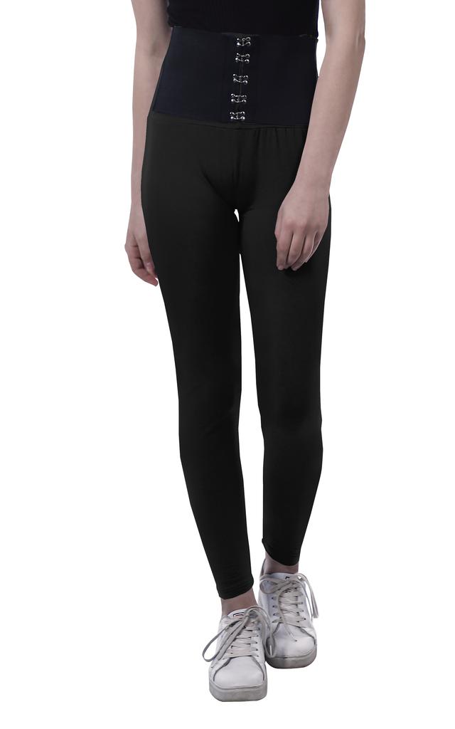 Moomaya High Waisted Yoga Pants For Women Corset Style Trendy Workout