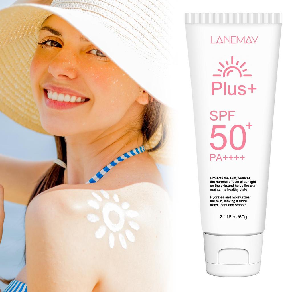Sunscreen-Leaves Skin Clear, Translucent & Smooth-Hydrating & Moisturizing-Suitable For All Skin Types, 60g