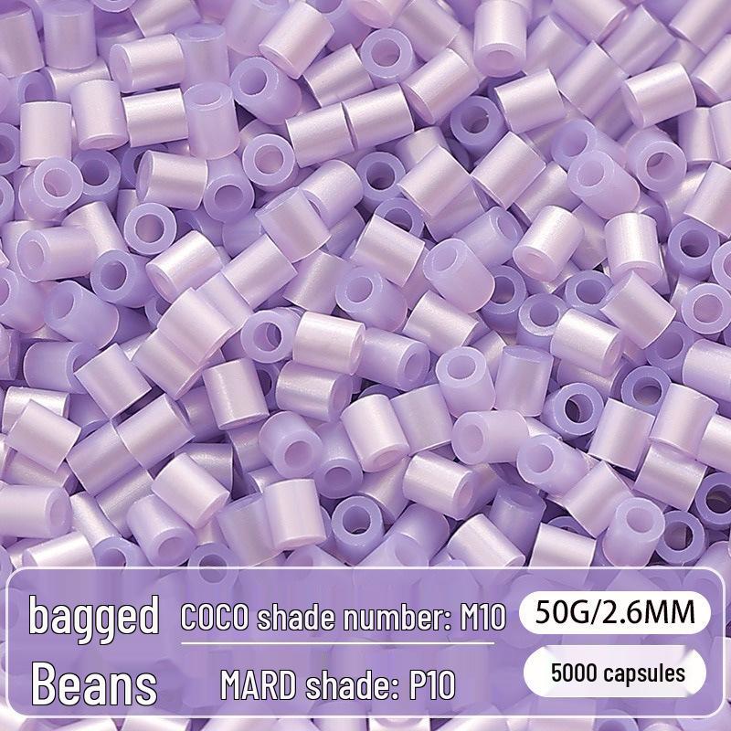 Mard Family Perler Beads P Series Pearlescent Colors 2.6mm Refill Pack - 50g Fused Beads