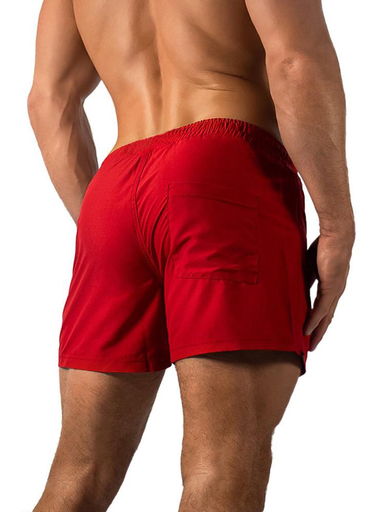 Herren Europäische Größe Eisseide Schnelltrocknende Laufshorts