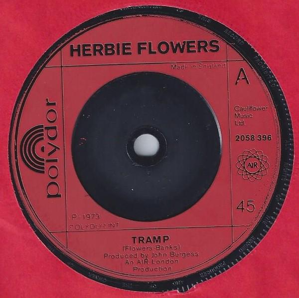 7inch Record HERBIE FLOWERS - Tramp 2058396 Polydor 1973 UK Pop Used