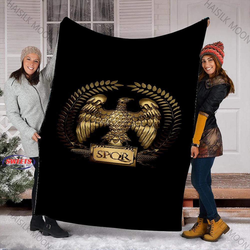 15 Styles Distant Mysterious Roman Empire Print Fluffy Throw Camping Blanket for Children Sofa Throw Thin Blanket Fashion Gifts