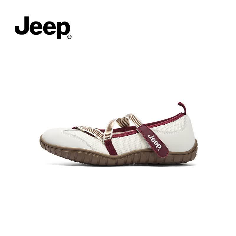 Jeep Women's Retro Mary Jane Ballet Flats