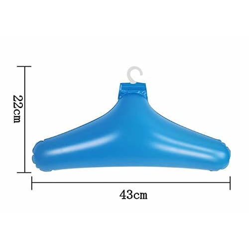 Next Blue Wrinkle-Free Laundry Hanger, Portable Air Hanger for Travel and Home Use, Set of 5