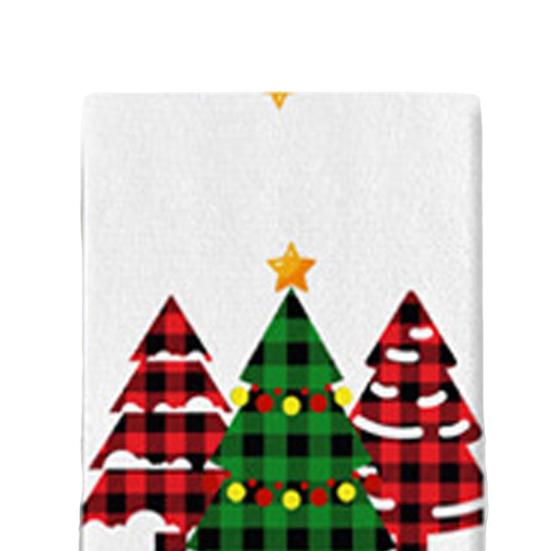 Christmas Napkin Cartoon Printing Washable Hotel Restaurant Dining Banquet Table Decor Napkin Kitchen Dish