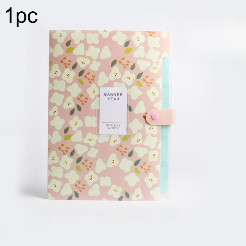 1pc Multi-Layered Folder Wear-Resistant Scratch-Resistant Dustproof Storing Office Documents Exam Papers Textbooks Document Bag