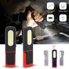 Powerful COB LED Work Light Car Garage Mechanic Lamp USB Rechargeable Flashlight Magnetic Torch Emergency Light Warning Light
