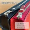 Nume leather pen case made Japan Himeji simple adult zipper (black)