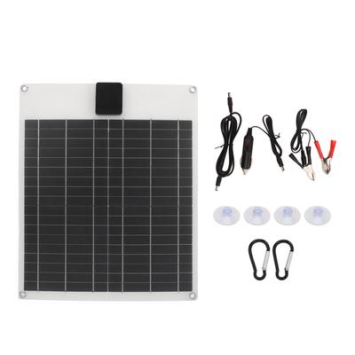 20W 5V 12V Panel Solarny Podwójne Wyjście Monokrystaliczny Generator Prądu Panel Zestaw Ładowarki Akumulatorów dla