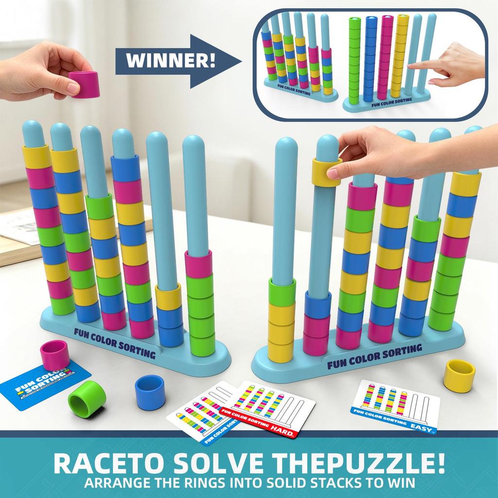 Children's Educational Stacking & Sorting Game – Fun Parent-Child Interaction