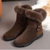 Women's Winter Fashion Warm Snow Boots with Plush Thick Comfortable Non Slip Shoes