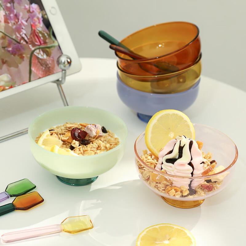 Ru Han Color-Block Glass Bowl