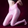 Sexy Dames Vlek Olie Glanzend Glanzend Panty Dames Yoga Leggings Elastisch Dans Panty Vormgevend Naadloos Dienstmeisje Panty Kous