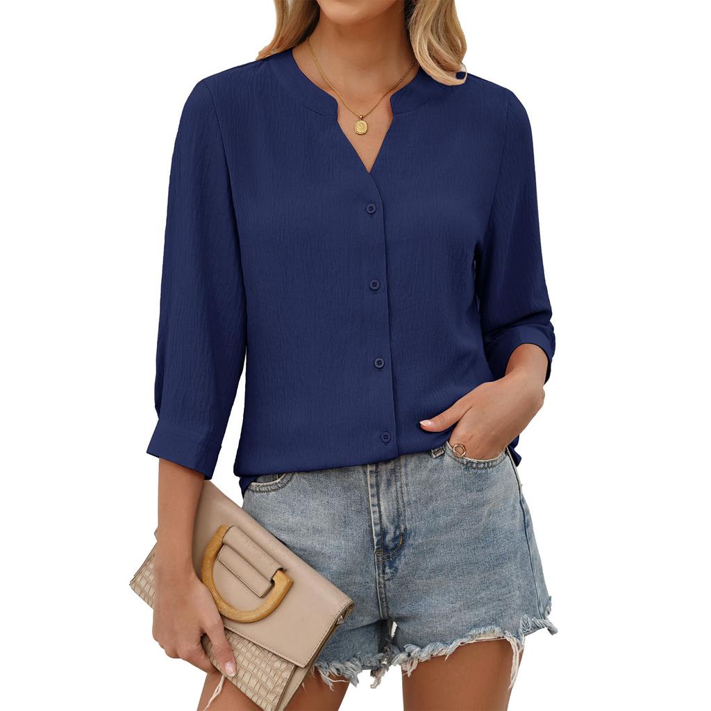 Women's Fashionable Casual -colored Top