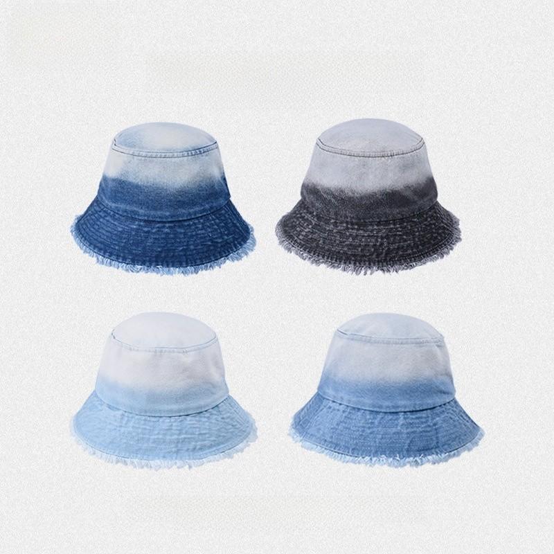 Casual Cotton Bucket Hat Lightweight Sun Protection For Travel And Beach