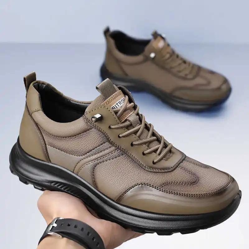 

Fashion Lace-up Ecoleather Dark Blue Shoes Mens High Top Shoes Walking Boot Sneakers Sports Tnis Sports-et-leisure Design Play News 44