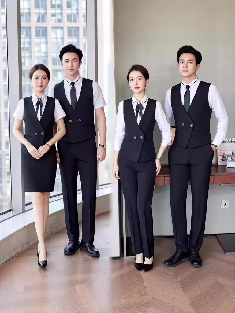 Unisex Professional Vest for Hotel and Catering Staff