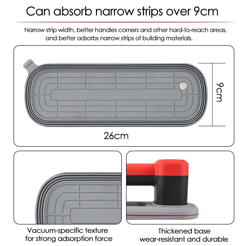 24*9cm Mini Ventosa Eléctrica 200Kg de Carga Arranque con un Solo Clic Elevador de Vacío para Ventanas Tiras Estrechas Materiales de Baldosa Cerámica Vidrio