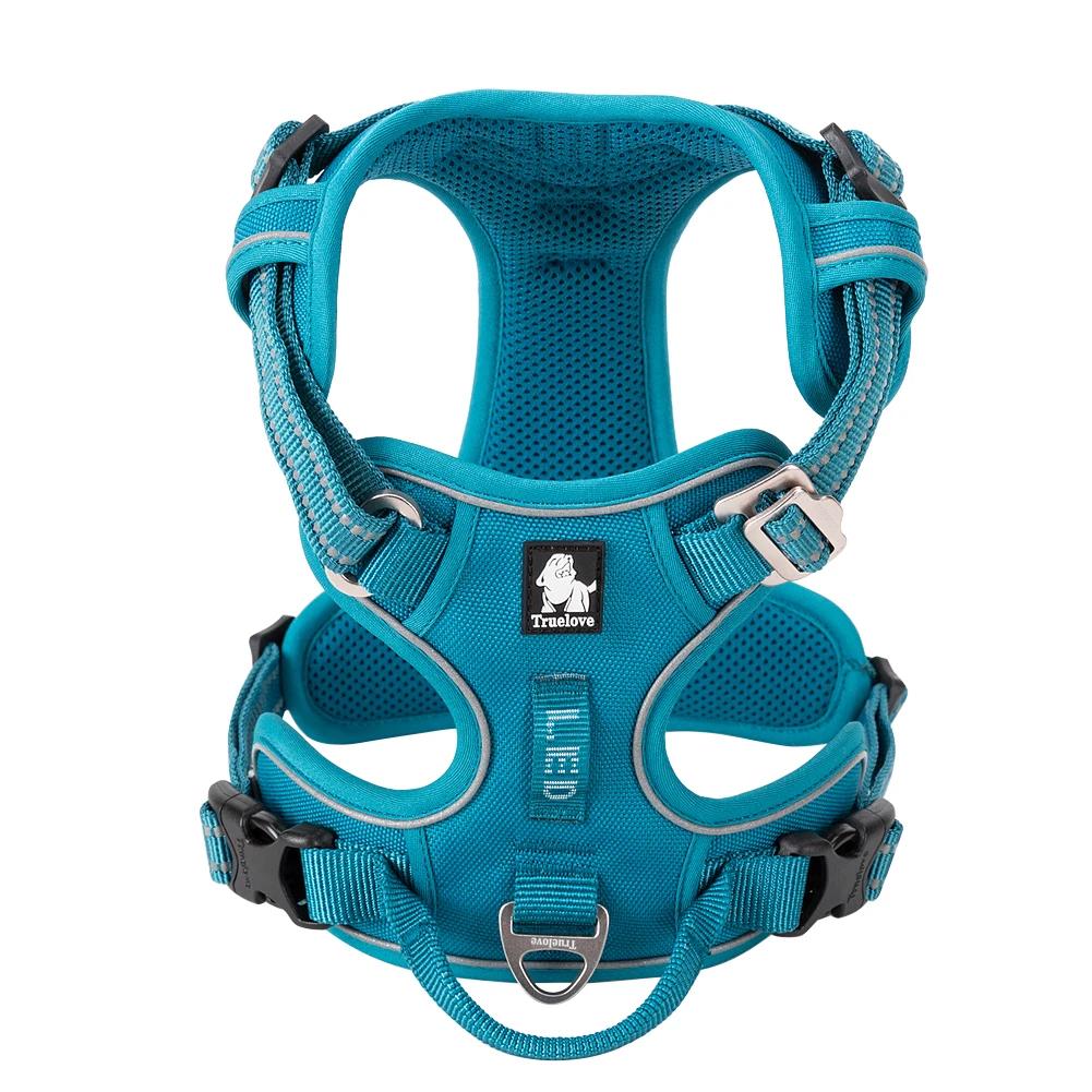 Pet Harness No Pull Nylon Reflective Dog Harness Adjustable Comfortable Control Step-In Brilliant Truelove Tlh5654