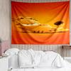 Garfield Print Tapestry, Backdrop, Easy Setup, Ideal for Bedroom, Office & Living Room, with Aesthetic Wall Hanging Decor.