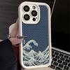 Phone Case for iPhone 17 Air 16E 15 16 Pro Max Japanese Wave Kanagawa Surfing Cover 14 Plus 13 12 Mini Soft Shell Silicone Funda