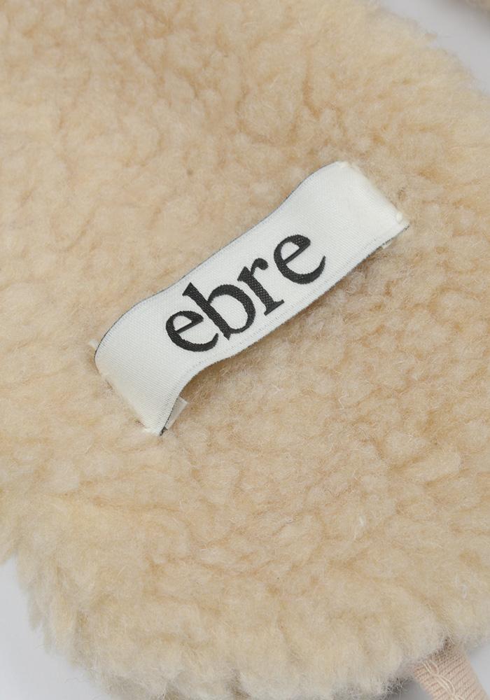 Ebeule Fluffy Reversible Earmuffs Beige
