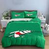 Green 7UP Logo Design Bedding Set Print Bedding Set Duvet Cover Pillowcases (1* Duvet Cover 2* Pillowcases Do Not Include Comforter)