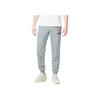 Puma Essentials Letter Brand Logo Print Cuffed Casual Fleece Warm Knitted Sports Pants Men Pants Gray 848738-02