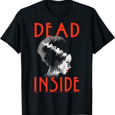 Bride Of Frankenstein Dead Inside Profile T-Shirt