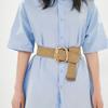 Woven Linen Women Waist Belt Fashion Waist Accessory for Skirts Dresses Bohemian Styles Waist Decoration for Festival
