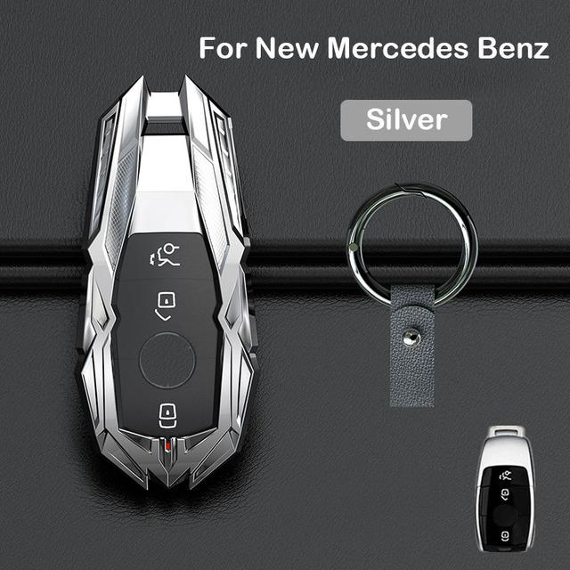 Příslušenství do auta ze slitiny zinku Ochranný kryt pouzdra na klíče do auta Vhodné pro Mercedes Benz EC Class W204 W212 W176 GLC CLA GLA