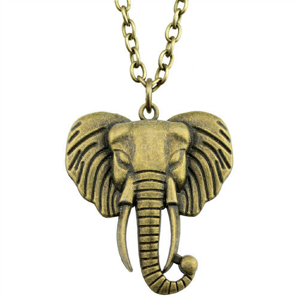 45cm Or 70cm Long Chain Necklace Elephant Kids' Jewelry Materials QN026