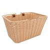 Bike Basket PP   Woven Retro   Front Bike Storage Basket with Handle for Bch Picnic