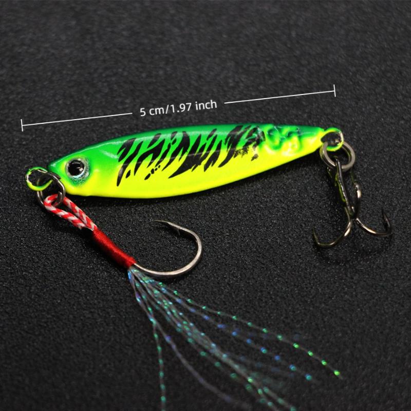 Multi Weight Metal Jig Baits 7/10/15/20/30G Deep Sea Bass Lure Saltwater Ice Fishing Artificial Jigging Fishing Accessories
