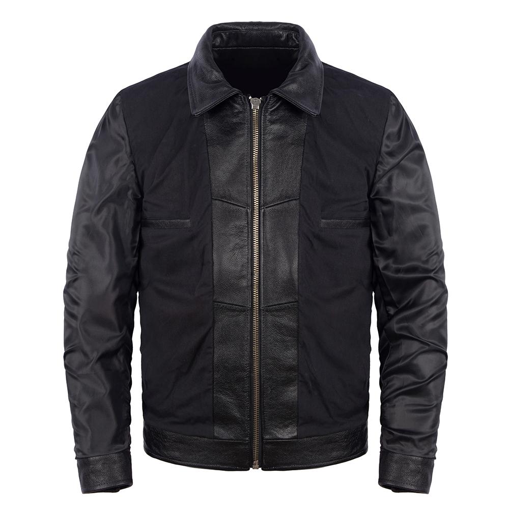 M65 Hunting Vintage Red Brown Genuine Leather Jacket Men Soft Real Cowhide Black Winter Coat Biker Jacket