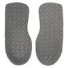 PU Feet Insoles Comfortable Shock Absorbing Arch Supports Inserts for Running Sports Gray