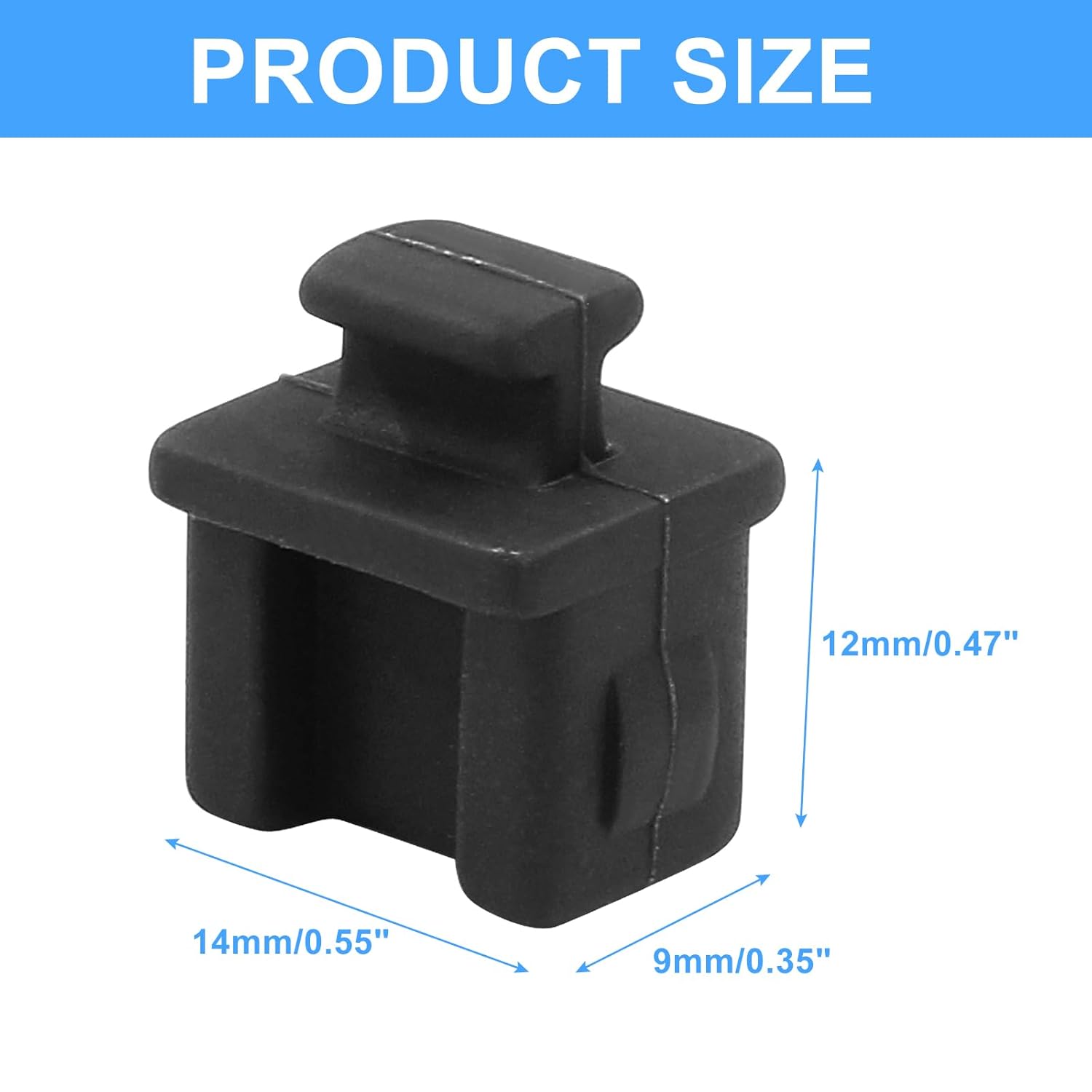 20 Pcs SFP Silicone Protectors Cap Port Cover - SFP Plug Port Protector for Anti Dust