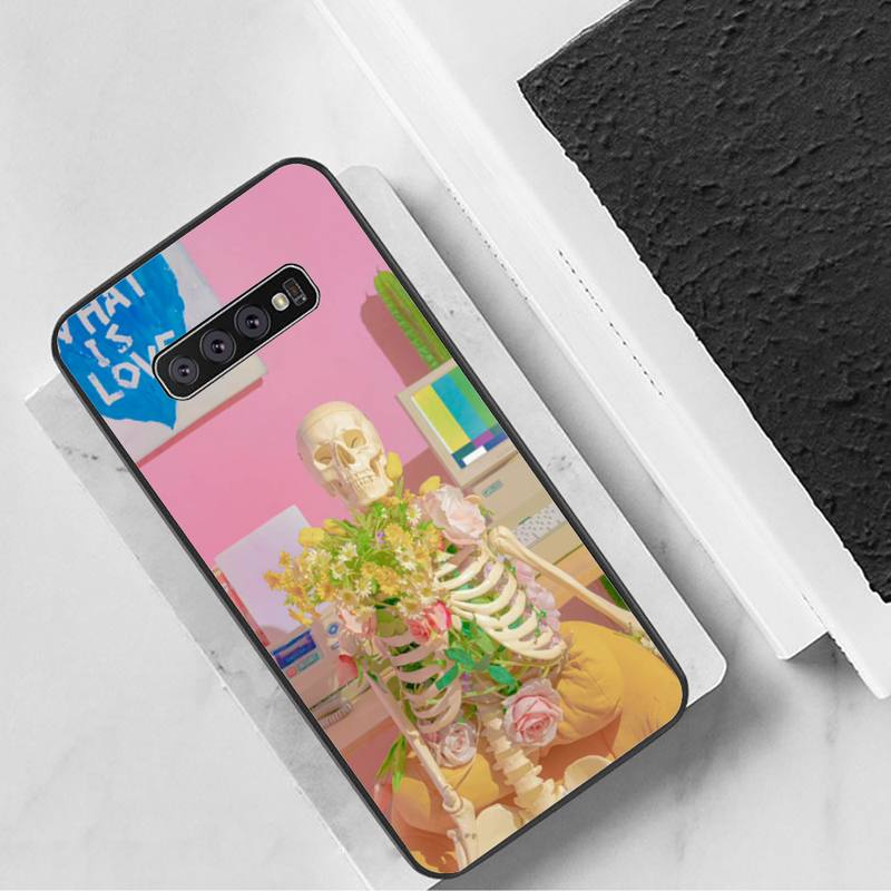 Skeleton Phone Case For Samsung Galaxy S7 Edge Plus S9 S20Plus S20ULTRA S10lite S225G S10 Case