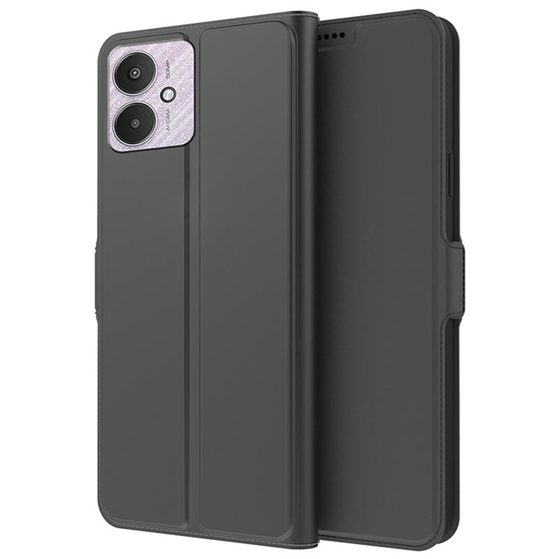 

Для Xiaomi Redmi 13C 5G/13R 5G/Poco M6 5G Чехлы для сотовых телефонов Складная подставка Держатель для карт Обложка из ПУ кожи Black