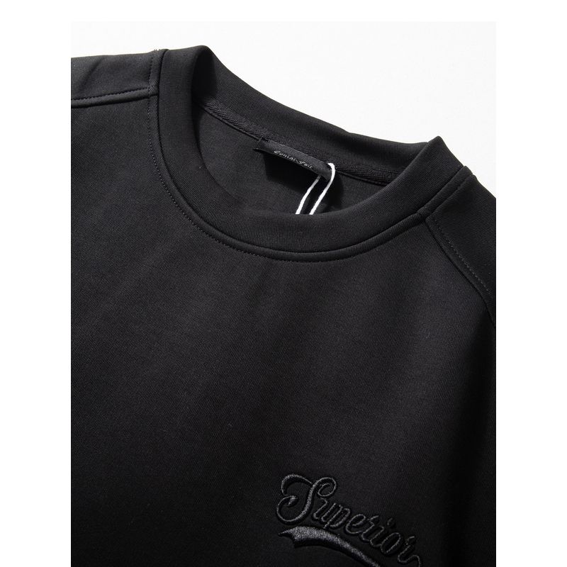 Men's Sweatshirt 2025 Spring and Autumn Season Round Neck Basic Versatile Top American Retro Air Cotton Trendy Pullover Jacket